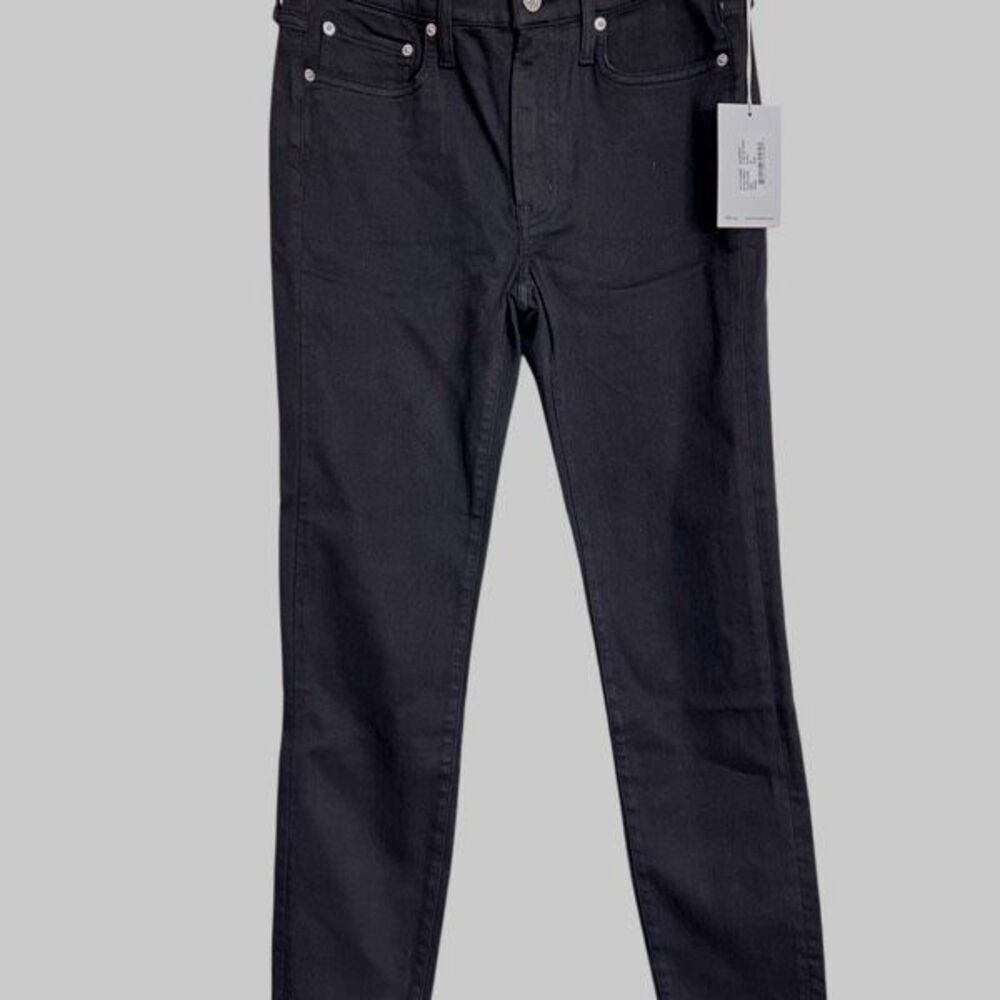 Edwin Skinny Jeans Womens Size 28 Black Stretch 9" Mid Rise Casual Chic NWT